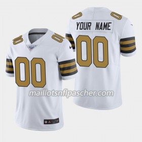 Maillot New Orleans Saints Custom Nike Blanc I 100th - Homme